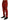 Dolce & Gabbana Elegant Silk Dress Trousers in Red Bird Print