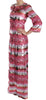 Dolce & Gabbana Opulent Pink Sequined Floor-Length Dress