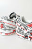Dolce & Gabbana Multicolor Hand-Painted Leather Sneakers