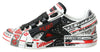 Dolce & Gabbana Multicolor Hand-Painted Leather Sneakers
