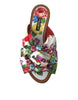 Dolce & Gabbana Exquisite Floral Print Flat Sandals
