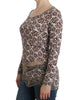 Cavalli Elegant Floral Lace Longsleeve Top