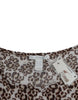 Cavalli Elegant Floral Lace Longsleeve Top