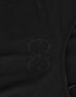 Cavalli Elegant Cap Sleeve Black Top