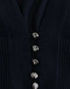 Cavalli Elegant Cropped Virgin Wool Cardigan