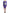 Cavalli Elegant Purple Floral Jersey Dress