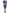 Cavalli Elegant Purple Floral Jersey Dress