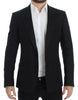 Dolce & Gabbana Elegant Black Silk Blend Sicilia Blazer
