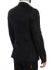 Dolce & Gabbana Elegant Black Silk Blend Two-Button Blazer