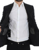 Dolce & Gabbana Elegant Black Silk Blend Two-Button Blazer