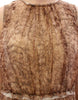 Dolce & Gabbana Elegant Silk Sleeveless Knee-Length Dress
