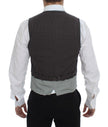 Dolce & Gabbana Elegant Gray Cotton Dress Vest