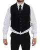 Dolce & Gabbana Elegant Black Manchester Dress Vest