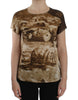 Dolce & Gabbana Enchanted Sicily Taormina Print Silk Blouse