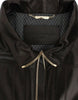 Dolce & Gabbana Elegant Brown Gold-Detailed Leather Jacket