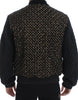 Dolce & Gabbana Elegant Black Sequined Designer Jacket