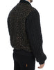 Dolce & Gabbana Elegant Black Sequined Designer Jacket