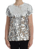 Dolce & Gabbana Enchanted Sicily Sequined Evening Blouse