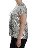 Dolce & Gabbana Enchanted Sicily Sequined Evening Blouse