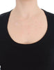 Dolce & Gabbana Elegant Black Deep Crewneck Sweater