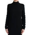 Dolce & Gabbana Elegant Full Length Sheath Gown in Black