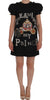 Dolce & Gabbana Enchanting Wool Crystal Encrusted Midi Dress