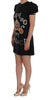 Dolce & Gabbana Enchanting Wool Crystal Encrusted Midi Dress