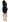 Dolce & Gabbana Elegant Black Lace Heart Applique Shift Dress