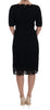 Dolce & Gabbana Elegant Black Knee-Length Sheath Dress