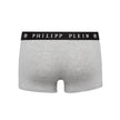 Philipp Plein Gray Cotton Men's Boxer