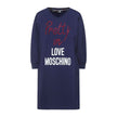 Love Moschino Blue Cotton Women Dress