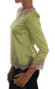 Dolce & Gabbana Elegant Floral Lace Silk Blouse