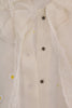 Dolce & Gabbana Elegant White Silk Daisy Blouse
