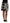 Dolce & Gabbana Black White Floral Baroque Crystal Pencil Skirt