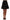 Dolce & Gabbana Elegant Black Floral Jacquard A-Line Skirt