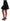 Dolce & Gabbana Elegant Black Floral Jacquard A-Line Skirt