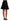 Dolce & Gabbana Elegant Black Floral Jacquard A-Line Skirt