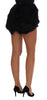Dolce & Gabbana Exquisite Black Mink Fur Mini Shorts