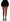Dolce & Gabbana Elegant Black Fur Mini Shorts Hot Pants