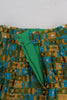 Dolce & Gabbana Elegant Green Jacquard High Waist Skirt