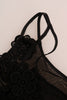 Dolce & Gabbana Elegant Black Silk Lace Chemise Dress