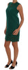 Dolce & Gabbana Elegant Green A-Line Sheath Dress
