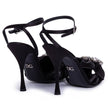 Dolce & Gabbana Black Goatskin Women Sandal