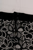 Dolce & Gabbana Elegant Lace Mini Skirt with Crystal Details