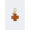 Alviero Martini Prima Classe Beige Artificial Leather Keychain