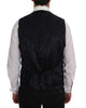 Dolce & Gabbana Sleek Striped Wool Blend Waistcoat Vest