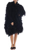 Dolce & Gabbana Elegant Black Fringed Wool-Cashmere Sweater