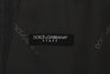 Dolce & Gabbana Elegant Gray Striped Single Breasted Vest