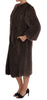 Dolce & Gabbana Elegant Brown Raccoon Fur Knee-Length Coat
