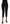 Dolce & Gabbana Chic Black Capri Pants with Pink Side Stripes